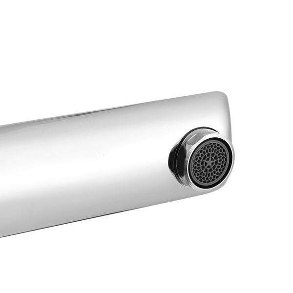 Bathroom Tap Wall Spout 180 Swivel Bathtub Shower Mixer Round Chrome Bath Taps