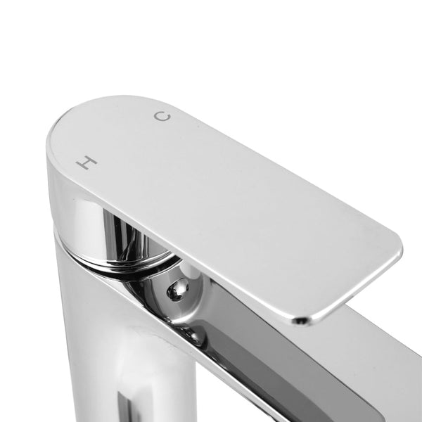 Bathroom Tap Wall Spout 180 Swivel Bathtub Shower Mixer Round Chrome Bath Taps