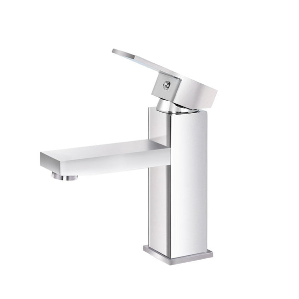 Cefito Basin Mixer Tap Faucet Bathroom Vanity Counter Top Wels Brass Silver Bathroom Sink Taps