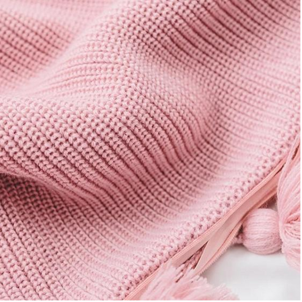 Tassel Knit Pillow Cushion Covers Cushions & Decorative Pillows