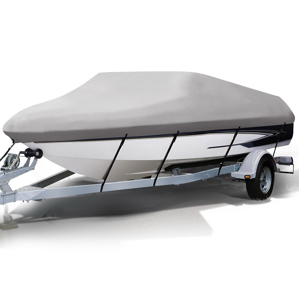 14 16 Foot Waterproof Boat Cover Grey Boat Covers