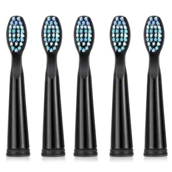 Teeteck Sg 949 Electric Toothbrush Replacement Head 5Pcs Black Toothbrush Replacement Heads