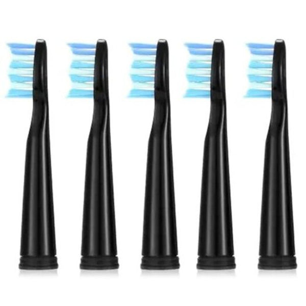 Teeteck Sg 949 Electric Toothbrush Replacement Head 5Pcs Black Toothbrush Replacement Heads
