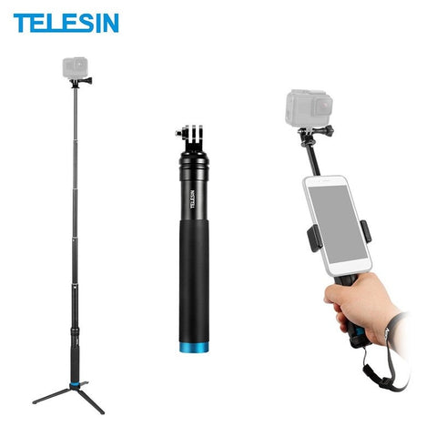 Handheld Extendable Selfie Stick Monopod Aluminum Alloy Adjustable Pole 01