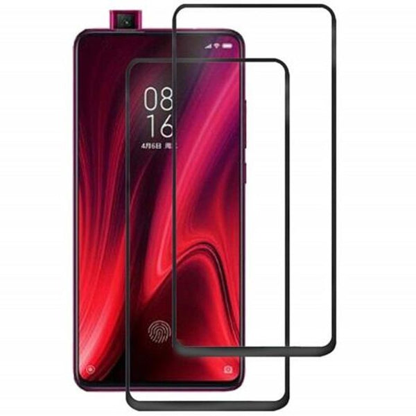 Tempered Glass Screen Film For Xiaomi Mi 9T / Pro 2Pcs Black Screen Protectors