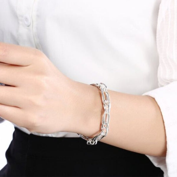 Veile Studios Ten Thousand Words Grape To Bracelet Simple Geometry Silver Clasp Bracelets
