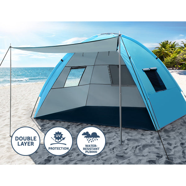 Weisshorn Camping Tent Beach Tents Hiking Sun Shade Shelter Fishing 2 4 Person Canopies & Shelters