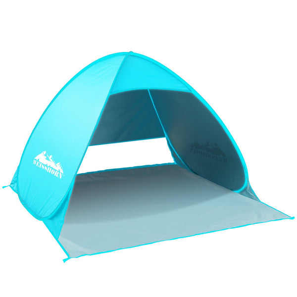 Weisshorn Pop Up Beach Tent Camping Hiking 3 Person Sun Shade Fishing Shelter Pop Up Beach Tents