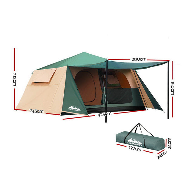 Weisshorn Instant Up Camping Tent 8 Person Pop Family Hiking Dome Tents