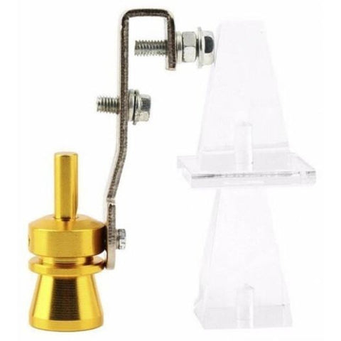 The Car's Exhaust Turbine Drain Valve Simulation Loud Whistle Golden Brown Exhaust Systems