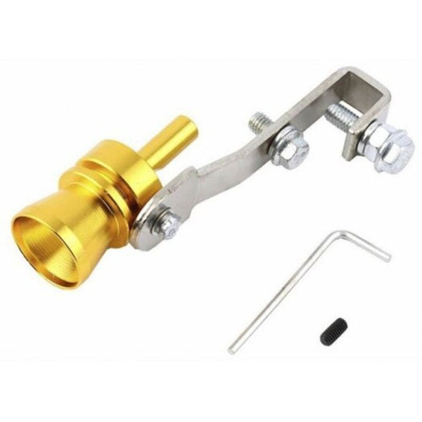 The Car's Exhaust Turbine Drain Valve Simulation Loud Whistle Golden Brown Exhaust Systems