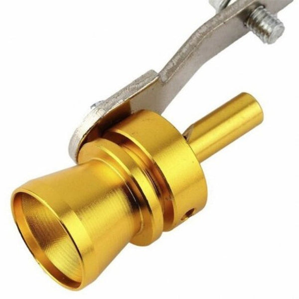 The Car's Exhaust Turbine Drain Valve Simulation Loud Whistle Golden Brown Exhaust Systems