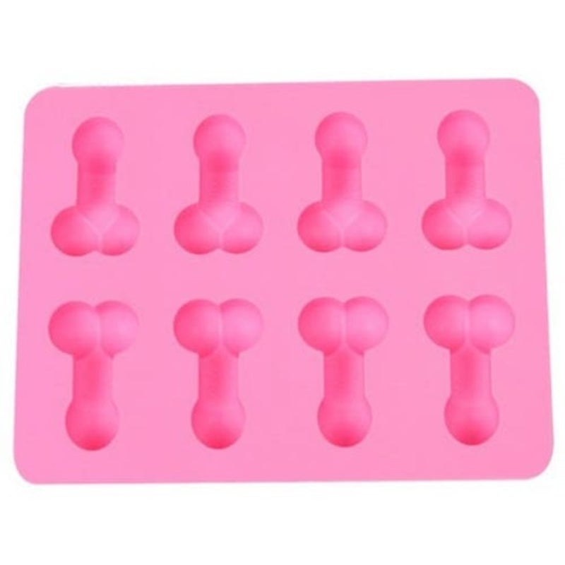 The 8 Even Taste Silicone Cake Chocolate Biscuits Ice Tray Mold Pink Sugarcraft & Chocolate Moulds