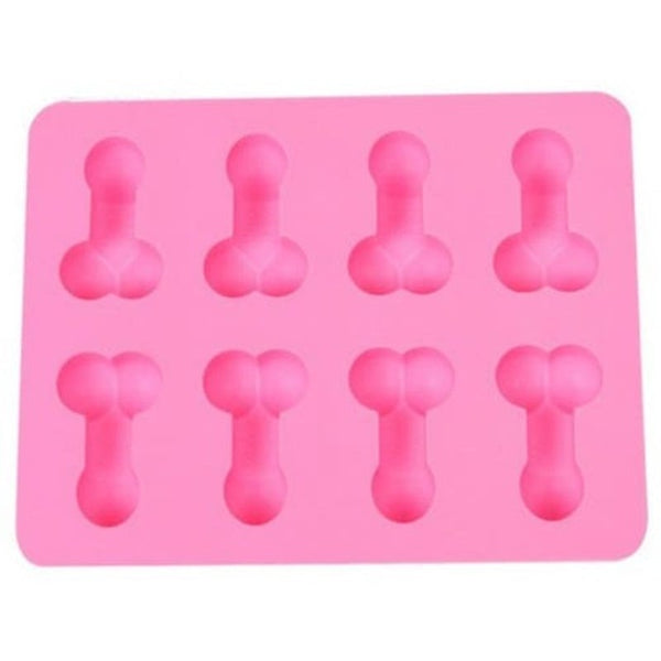 The 8 Even Taste Silicone Cake Chocolate Biscuits Ice Tray Mold Pink Sugarcraft & Chocolate Moulds