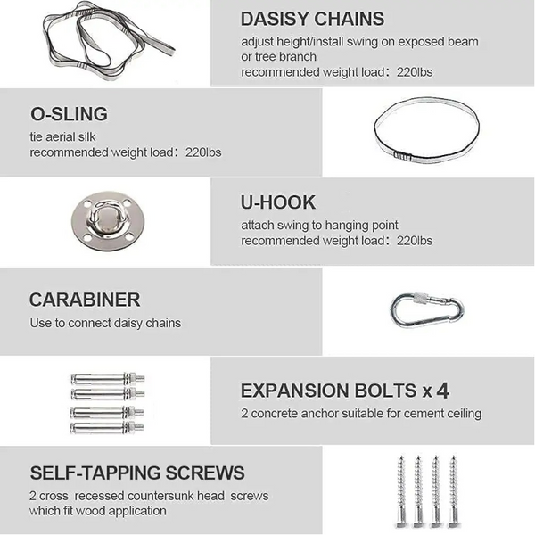 Therapy Sensory Swing Hanging Egg Nylon Chair Autism Needs Sensory Toys