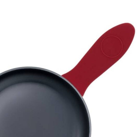 Thick Silicone Panhandle Cover Heat Insulation Anti Hot Slip Pot Handle Sleeve Cookware Bean Red