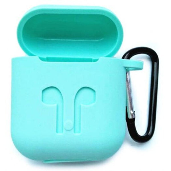 Thicken Earphone Protection Cover Silicone Case For Airpods Deep Blue