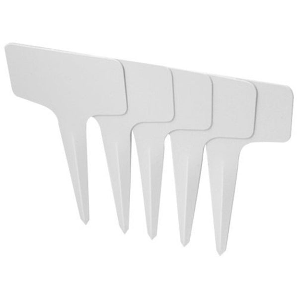 Thicken Plastic Label Marker For Garden Plant White Plant Labels