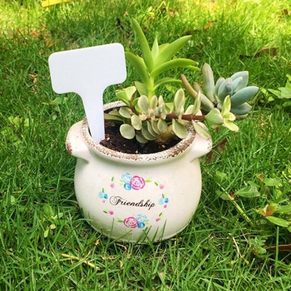 Thicken Plastic Label Marker For Garden Plant White