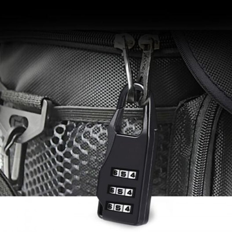 Three Digit Password Lock Black Door Locks & Lock Mechanisms