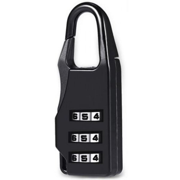 Three Digit Password Lock Black Door Locks & Lock Mechanisms
