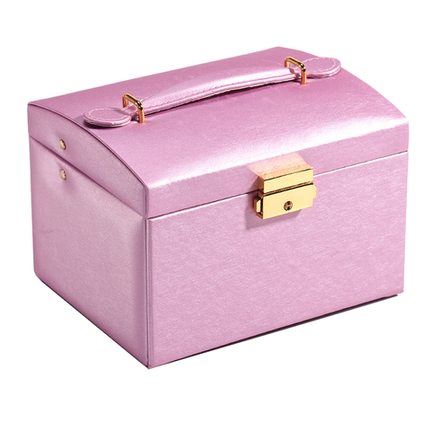 Veile Studios Three Tier Portable Jewellry Organiser Storage Box Drawers Jewellery Boxes