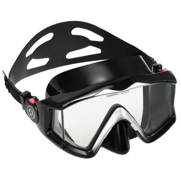 Three Panoramic Snorkeling Scuba Dive Mask Black1 Masks