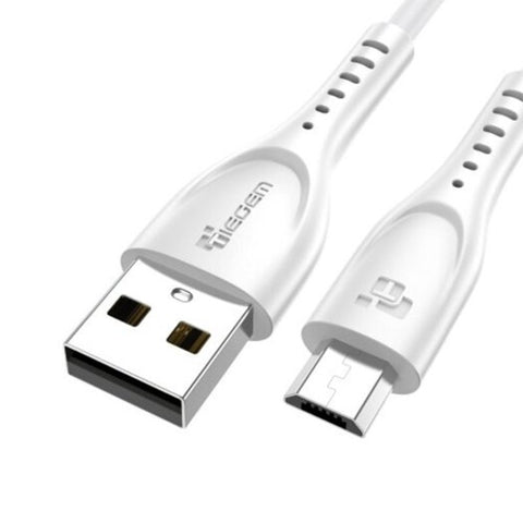 Micro Usb Cable 2.5A Fast Charging Data Cablehi Tensile Milk White 30Cm