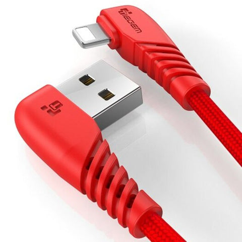 Usb Cable For Iphone X 8 7 6 5 6S Plus Mobile Phone Cables Red 30Cm