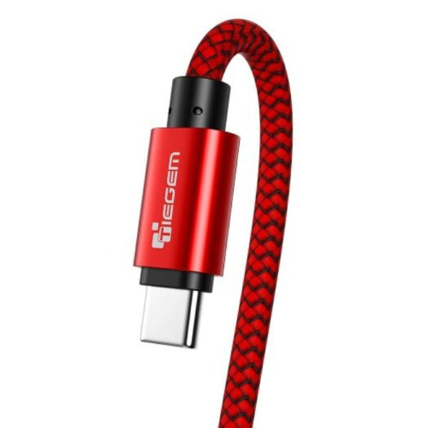 Usb Type C Cable Fast Charging Data For Samsung Huawei Xiaomi Red 30Cm