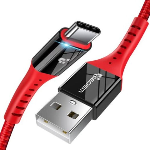 Usb Type C Cable For Samsung Galaxy S9 Note 8 9Usb Quick Charge Red 100Cm