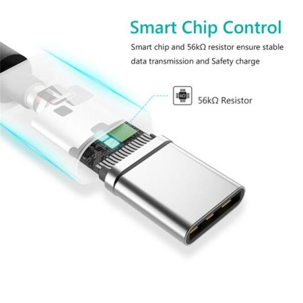Usb Type C Cable Ubs 3A Fast Charging Sync Data Gray 30Cm Cables & Adapters
