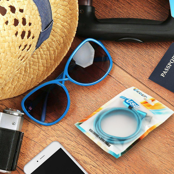 Usb Cable For Iphone 6 6S 7 8 Plus X Xs Xr 2A Fast Charging Cables Blue 25Cm Cables & Adapters