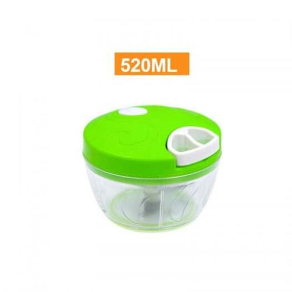 Manual Food Processor Chopper Blender Slicer 520Ml Peelers & Slicers