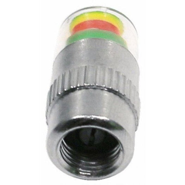 Tire Pressure Alarm Monitors 4Pc Set Multicolor Valve Stems Caps