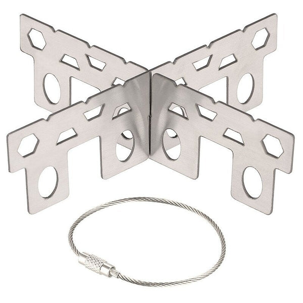 Titanium Alcohol Stove Rack Cross Stand Outdoor Camping Burner Base Support Camping Stoves