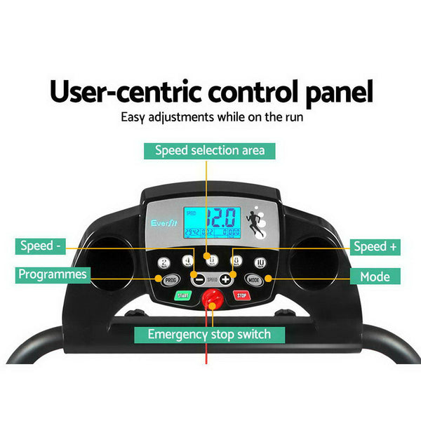 Everfit Treadmill Electric Home Gym Exercise Machine Fitness Equipment Physical Treadmills