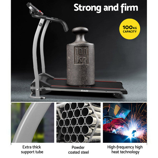 Everfit Electric Treadmill Home Gym Exercise Machine Fitness Equipment Physical 360Mm Treadmills