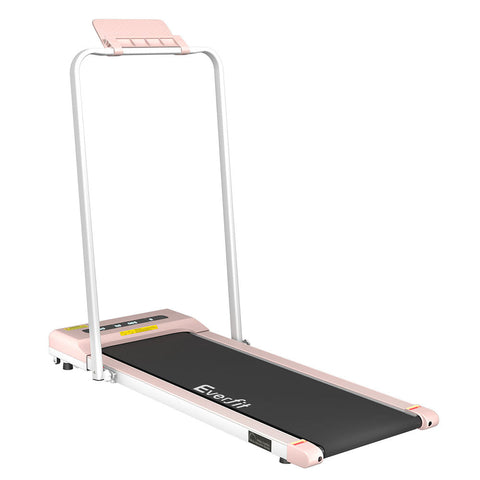 Everfit Treadmill Electric Walking Pad Home Gym Office Fitness 380Mm Pink Treadmills