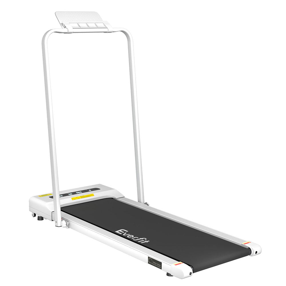 Everfit Treadmill Electric Walking Pad Home Gym Office Fitness 380Mm White Treadmills