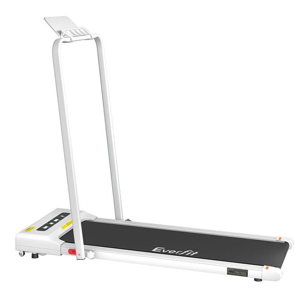 Everfit Treadmill Electric Walking Pad Home Gym Office Fitness 380Mm White Treadmills