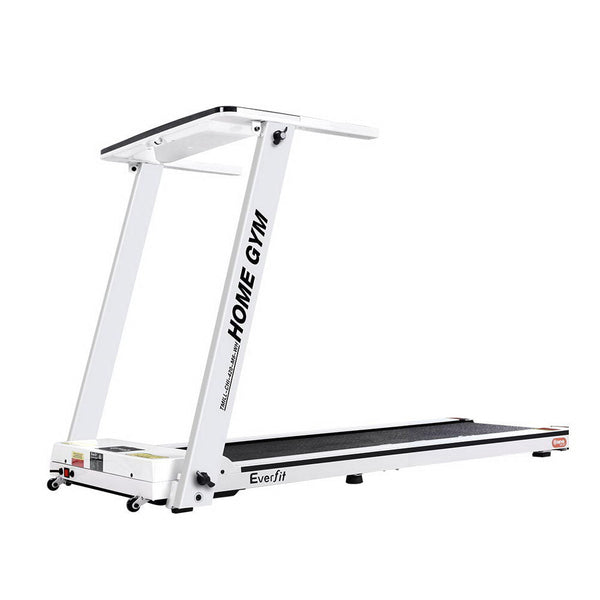 Everfit Electric Treadmill Home Gym Exercise Running Machine Fitness Equipment Compact Fully Foldable 420Mm Belt White Treadmills