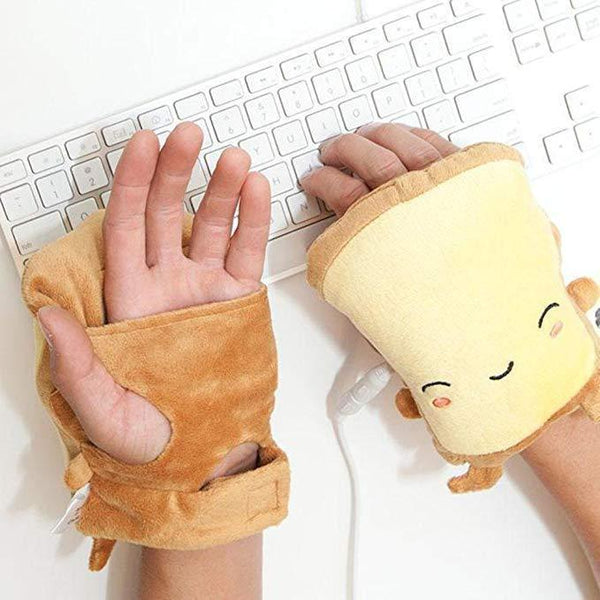 Toasty Bread Usb Glove Warmers Hand Warmers
