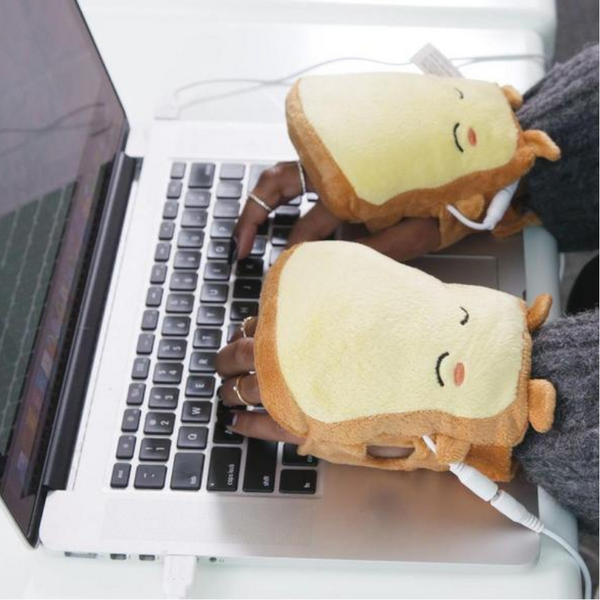 Toasty Bread Usb Glove Warmers Hand Warmers