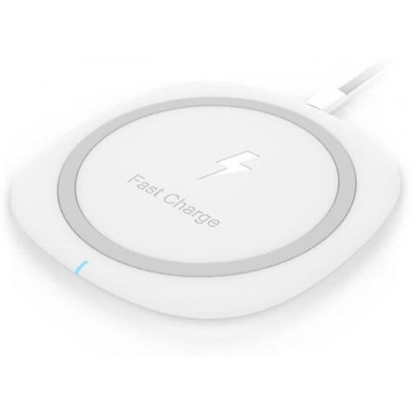 Qi Wireless Charger Pad Ultra Thin 10W Fast White
