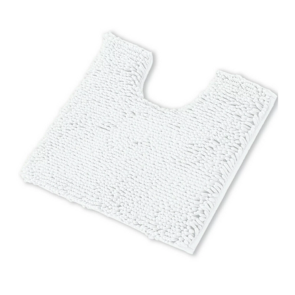 Toggle Microfiber Bath Mat Contourned White Bath Mats Rugs & Toilet Covers