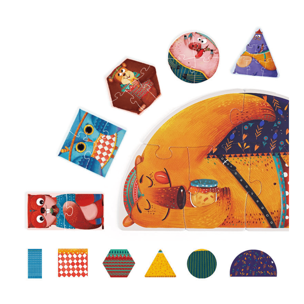 Toi My First Puzzles Shape Animals Shape Sorters