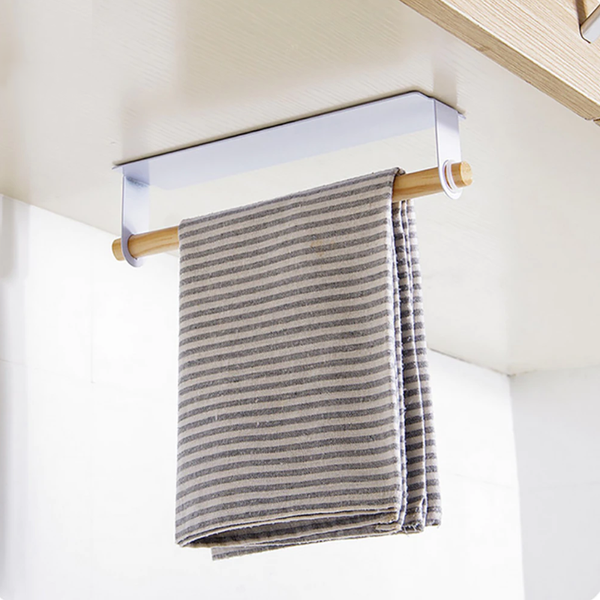 Toilet Roll Paper Towel Holder Storage Rack Tissue Hanger For Kitchen Bathroom