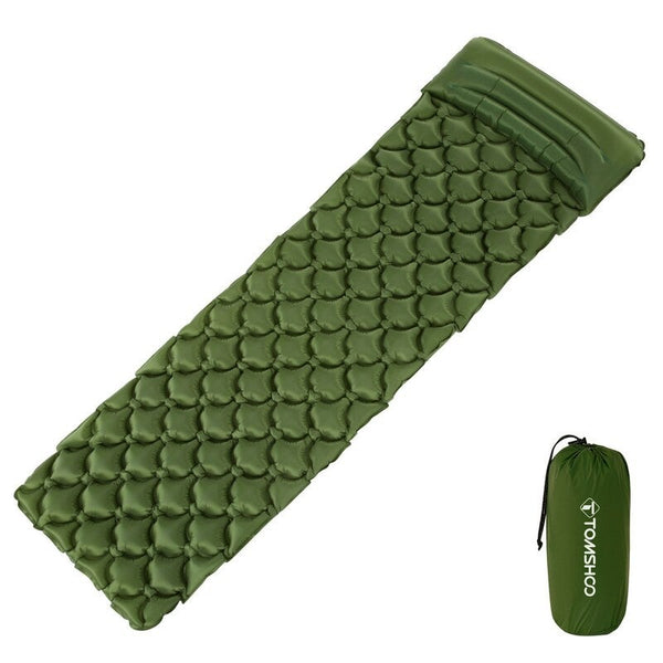 Ultralight Inflatable Sleeping Pad Deep Green Sleeping Mats
