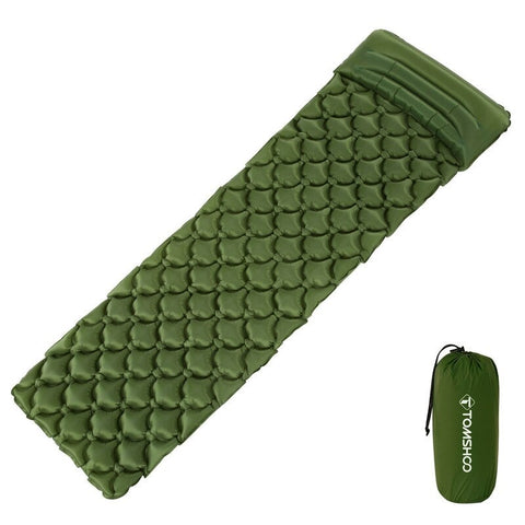 Ultralight Inflatable Sleeping Pad Deep Green Sleeping Mats